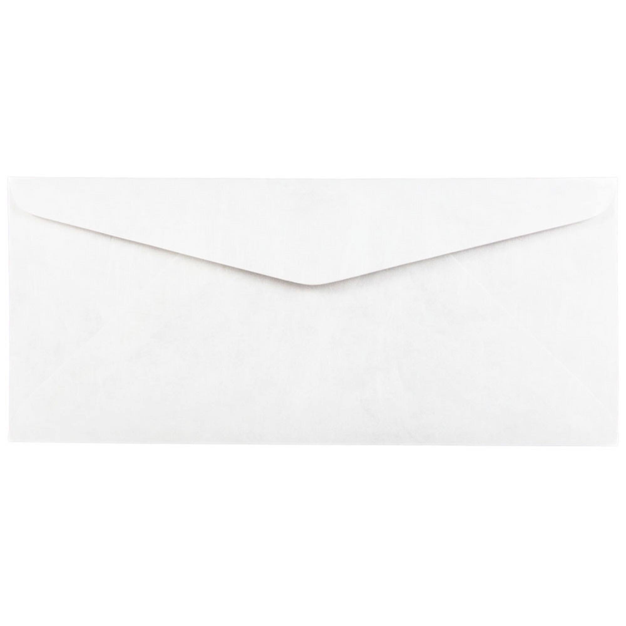 JAM Paper 4.125" x 9.5" White Tyvek Envelopes, 25ct.